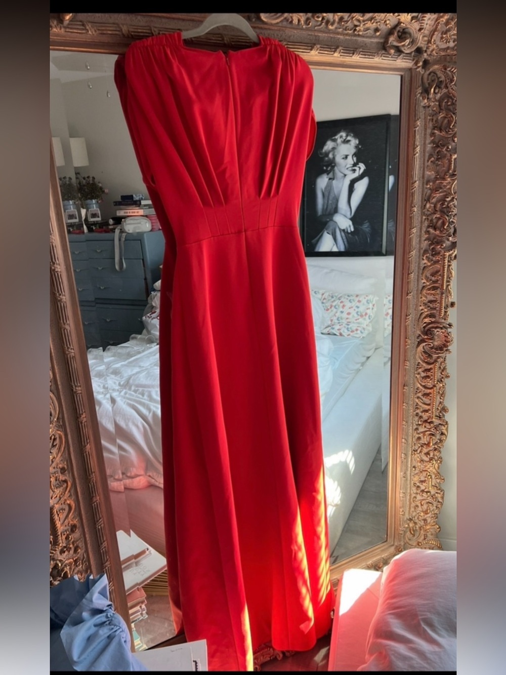Lela Rose 🌸🌹🌷Coral-Red Maxi Gown - Picture 6 of 6